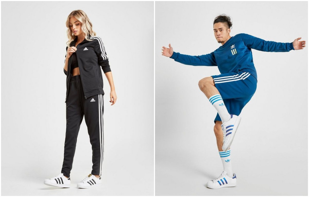 Tuta sporrtiva adidas da donna, felpa e shorts da uomo adidas Originals