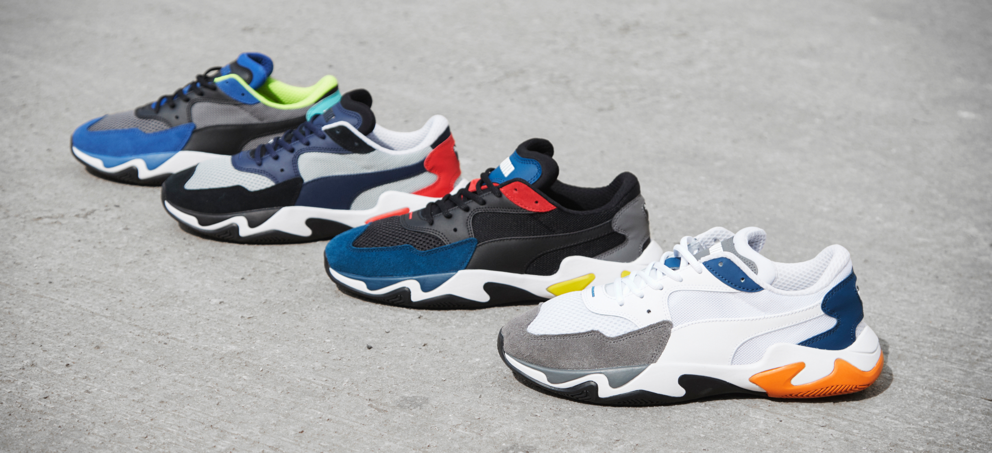 Numerosi modelli Puma Storm Origin