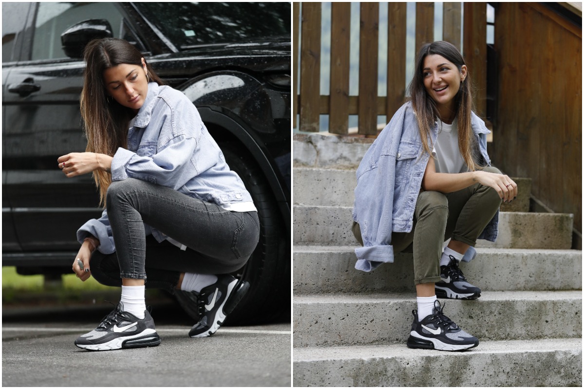 Outfit @beatricecrema con nike 270 react