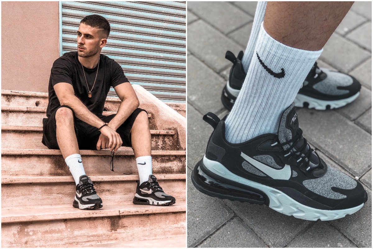 outfit @carminepetrosino con nike 270 react