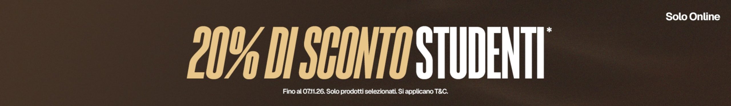 Sconto studenti JD Sports Italia: 20% su tutto, online e in store